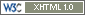 Valid XHTML (w3c)
